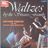 Disc vinil, LP. Waltzes By The Strauss Family-Arthur Fiedler, The Boston Pops Orchestra-240573