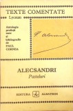 Pasteluri, Vasile Alecsandri - Texte Comentate, Editura Albatros 1972, Poezii Romantice, Carte Veche 177 pagini