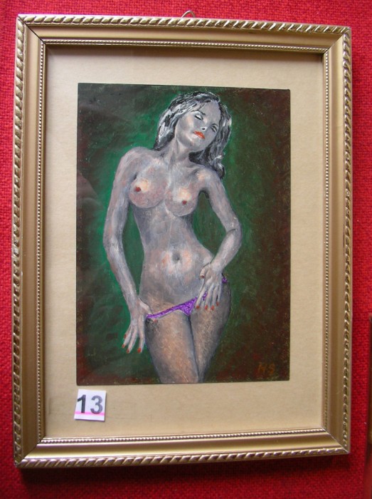 TABLOU ULEI PE CARTON NUD (Nr.13)