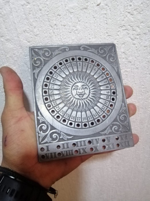 Calendar vintage deosebit