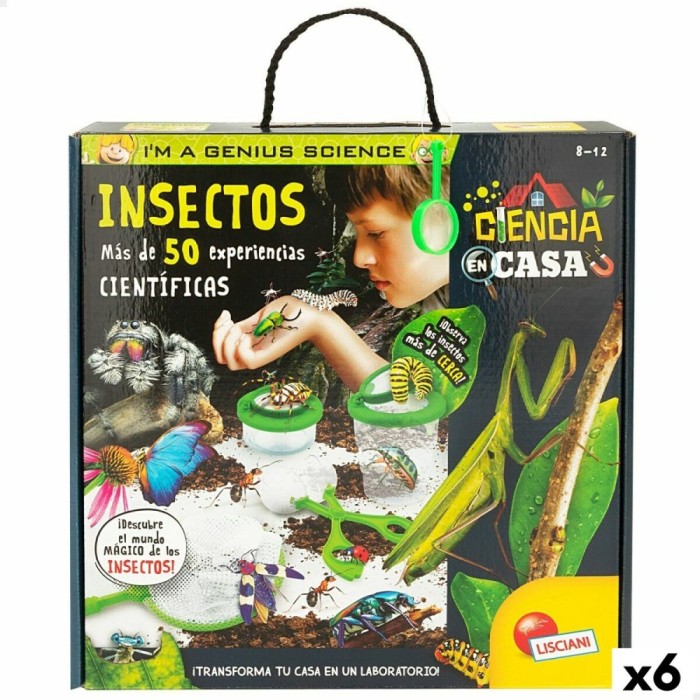 Joc de știință Lisciani Giochi Insectos ES (6 Unități)