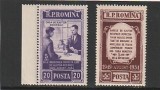 ROMANIA 1954 LP 368 5 ANI CONSTITUIREA CASELOR DE AJUTOR RECIPROC SERIE MNH NESTAMPILATA