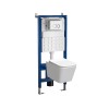 Set rezervor WC montat pe perete Roya Tinos 82W
