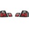 Set stopuri tuning BMW Seria 3 (E46), COUPE/CABRIO, 05.1999-03.2003, Taiwan, partea stanga+dreapta, negru, transparent; fara soclu bec ; cu lampa int