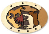 Constantin Animal Puzzle - Wild Horses | Recent Toys, RecentToys