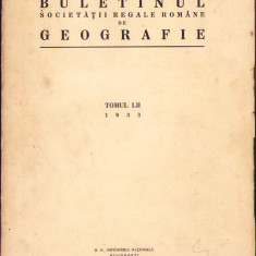 HST C6697N Buletinul Societății Regale Române de Geografie tomul LII/1933, 1934