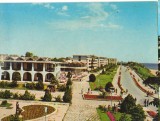 CPI B14700- CARTE POSTALA - MANGALIA. CAZINOUL SI FALEZA, Circulata, Fotografie