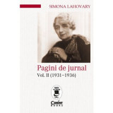 Pagini de jurnal vol. II (1931 - 1936), Simona Lahovary
