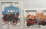 Cumpara ieftin (B ) Timbre serii Straine tema Masini Nicaragua