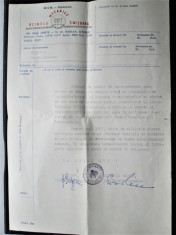 Scrisoare cu antet, UMT Timisoara, 1971: Cu semnatura Directorului Bagiu foto