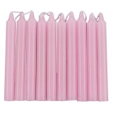 Cumpara ieftin Set 10 lumanari pentru aniversare Home Creation, 10.5 cm, timp de ardere 1.5 ore, ceara, roz