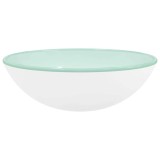 Cumpara ieftin Chiuveta din sticla securizata, alb, 42x14 cm