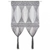 Gossi perdea macrame, antracit, 140 x 240 cm, bumbac