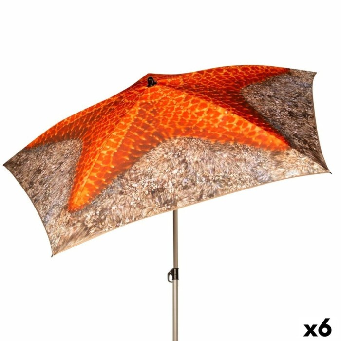 Umbrelă Aktive 180 x 210 x 180 cm 180 x 215 x 180 cm (6 Unități)