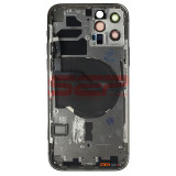 Carcasa completa + uper flex iPhone 12 Pro BLACK