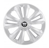 Set 4 Capace Roti, potrivite jantelor de R14, pentru Dacia, model terra cromat, Autohelix MSA