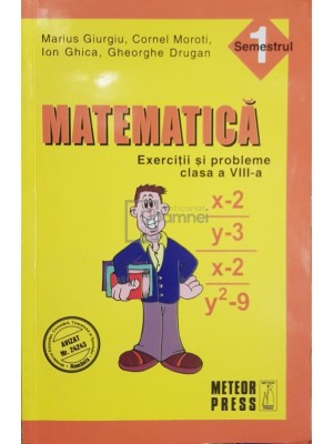 Marius Giurgiu - Matematica - Exercitii si probleme pentru clasa a VIII-a (Editia: 2010) foto