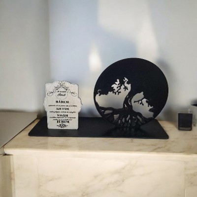 Blank copacul vieții, cu plăcuță personalizată foto