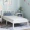 vidaXL Saltea cu Strat de Nucă de Cocos Alb 160 x 80 cm Spumă PU 4106378