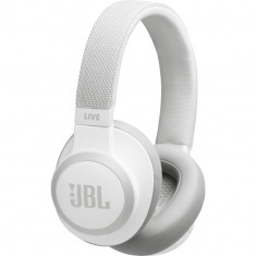 Casti Wireless Bluetooth Live 650BTNC Over Ear, Active Noise Cancelling, Asistent Vocal, Multi-Connect, Control Tactil, Alb foto