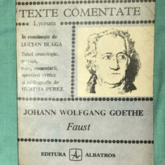 Faust / Goethe Texte Comentate