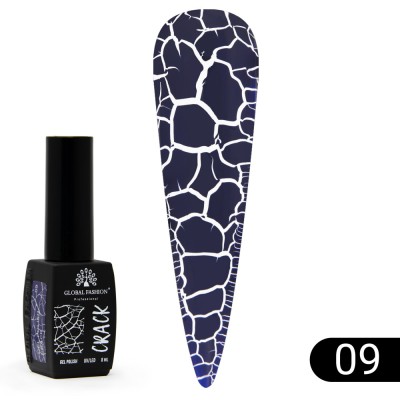 Oja semipermanenta CRACK, Global Fashion 8ml, 09 foto
