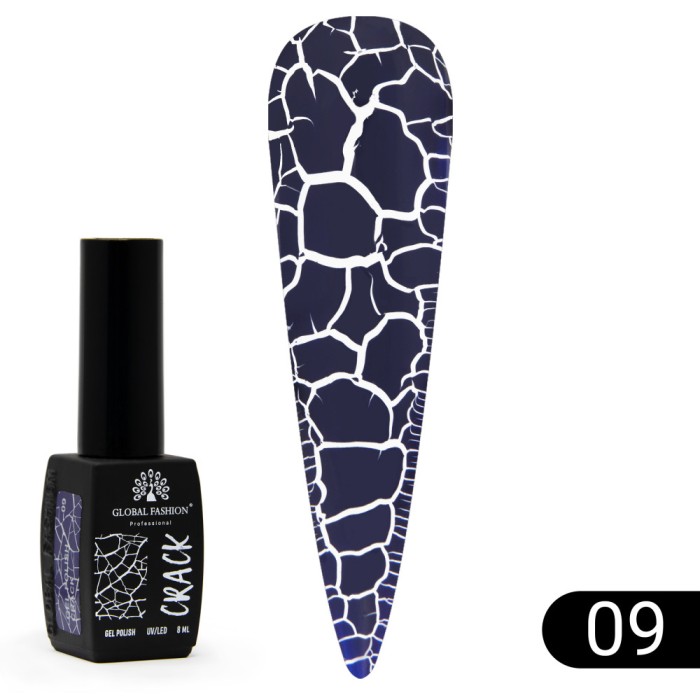 Oja semipermanenta CRACK, Global Fashion 8ml, 09