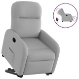 Cumpara ieftin Scaun reclinabil electric, tesatura gri nor