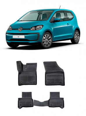 Covorase cauciuc stil tavita VW UP-e electric (2021-2022) foto