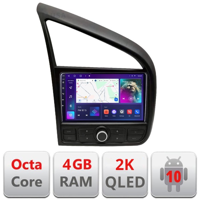 Navigatie Audi R8 2006-2014 Android ecran Qled 2K Octa core 4+32 KIT-r8+EDT-E409-2K CarStore Technology