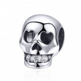 Talisman din argint 925 scary skull