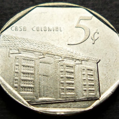 Moneda exotica 5 CENTAVOS - CUBA, anul 1994 * cod 2275 B