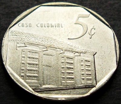 Moneda exotica 5 CENTAVOS - CUBA, anul 1994 * cod 2275 B foto