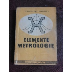 ELEMENTE DE METROLOGIE - IVANOVICI GH.