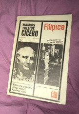 Filipice : discursuri impotriva lui Marcus Antonius / Cicero ELU 1968 foto