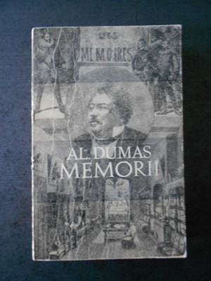 AL. DUMAS - MEMORII foto