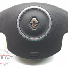 Airbag Volan Renault Scenic 2 an 2003-2006 negru pentru comenzi pilot automat