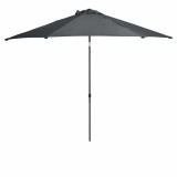 Umbrela Gradina Rotunda Gri GoodHome, 270 cm, Poliester, Protectie UV, Impermeabila
