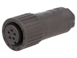 Conector Circular Mufă IP67 5-Pin Argintat Mamă
