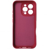 Husa silicon TPU Matte roz inchis pentru Apple iPhone 16 Pro