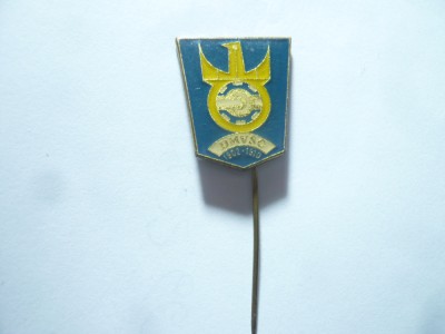 Insigna veche Sport - Fotbal - DEBRECEN VASUTAS - Olimpija Ljubljana - dmvsc foto