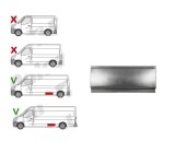 Panou lateral Opel Movano, 01.2010-, Stanga, Aftermarket