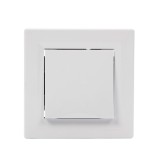 Intrerupator cap scara simplu Schneider Electric Asfora EPH0400121, incastrat, rama inclusa, alb