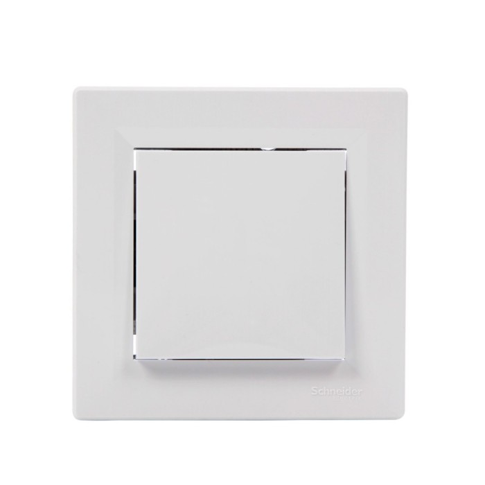 Intrerupator cap scara simplu Schneider Electric Asfora EPH0400121, incastrat, rama inclusa, alb