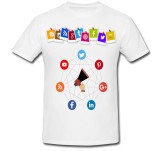 Cumpara ieftin Tricou &quot; Acoperire globală a rețelelor sociale &quot;
