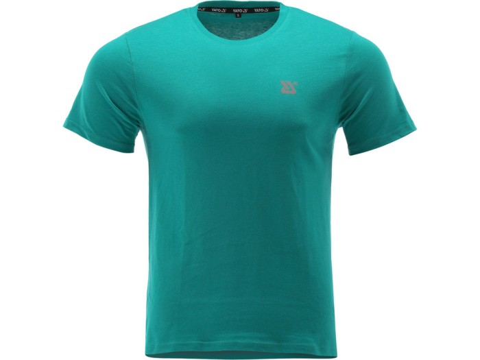 YATO Tricou BASIC verde, 100% bumbac, marimea XL