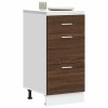 VidaXL Dulap inferior &ldquo;Lyon&rdquo; Stejar maro 40x46x81,5 cm Lemn prelucrat 854217