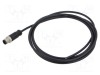 Conector M12 mufă tată drept aurit 5 PIN AMPHENOL