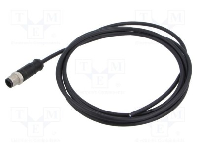 Conector M12 mufă tată drept aurit 5 PIN AMPHENOL foto
