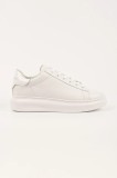 Karl Lagerfeld sneakers din piele KAPRI culoarea alb, KL52543A